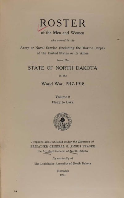 The North Dakota roster book cover. NDRosterCover