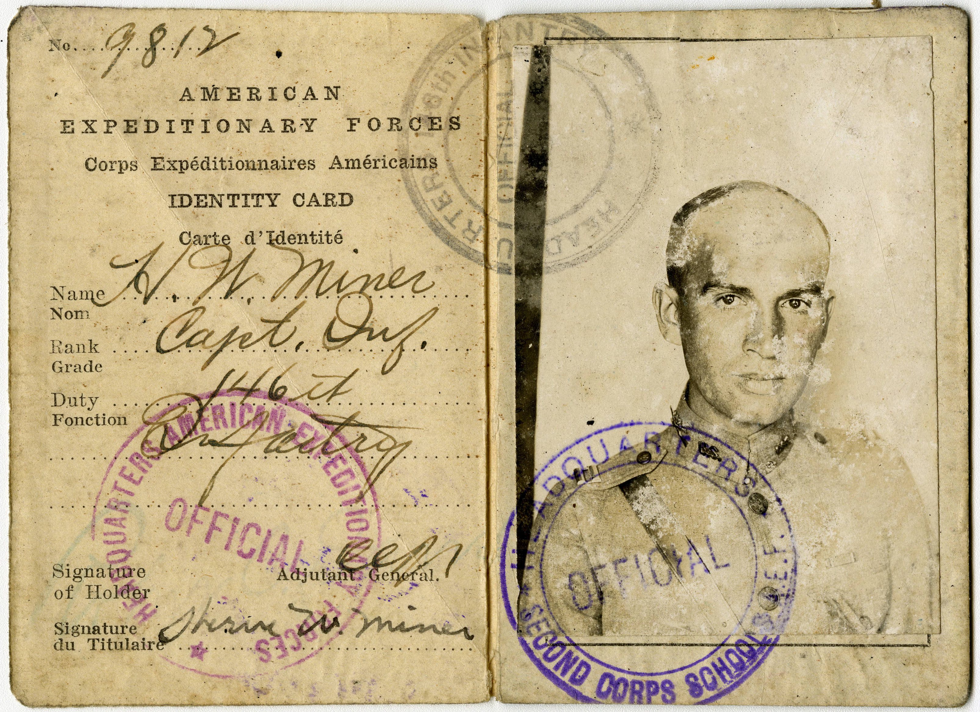 Miner ID card