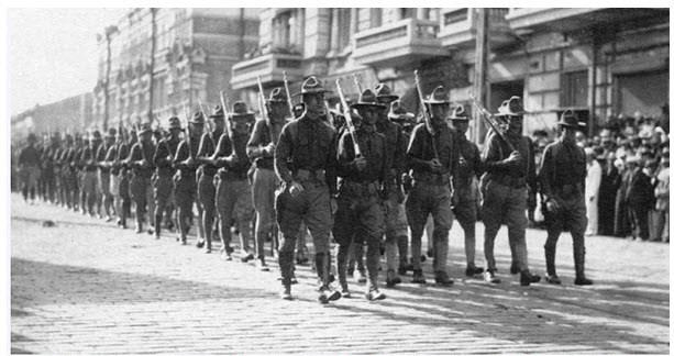 US troops in Vladivostok 1917