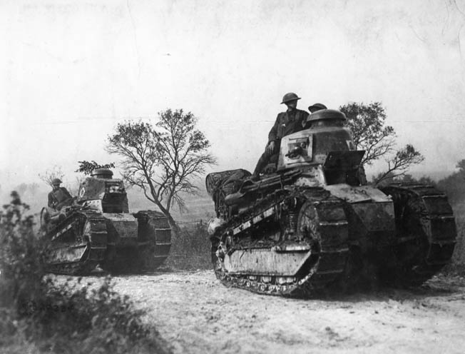 US troops renault tanks 