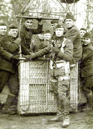 members of the 43rd balloon company 