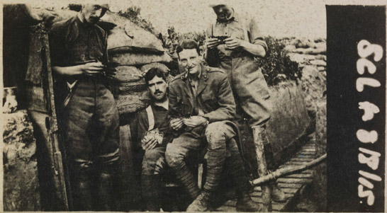 snapshot of british soldiers in a trench1