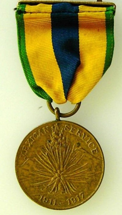 048 US Mexican Service Medal 1911 1917 Army