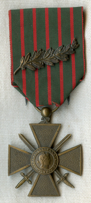 Croix de Guerre w palm