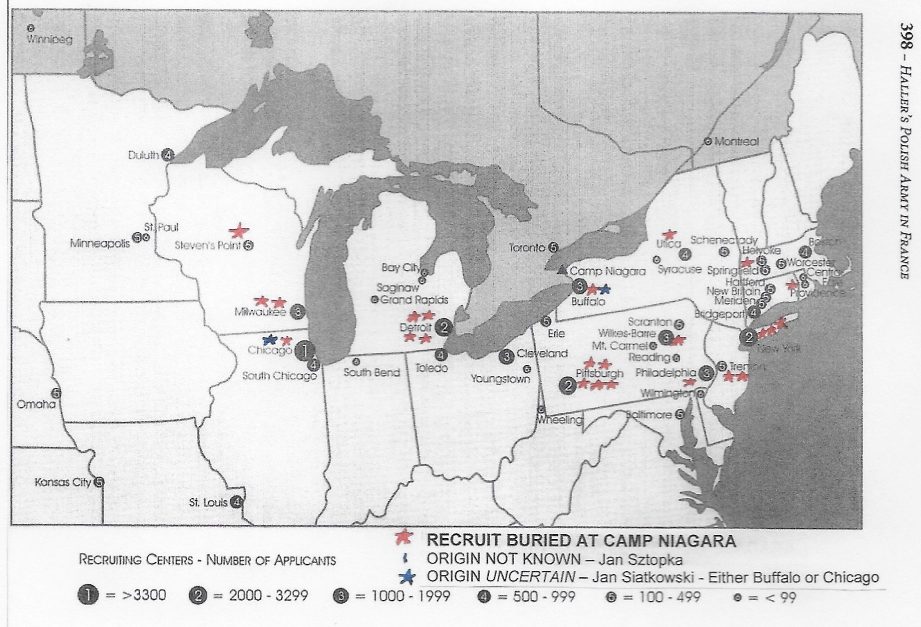 US Recuit Map