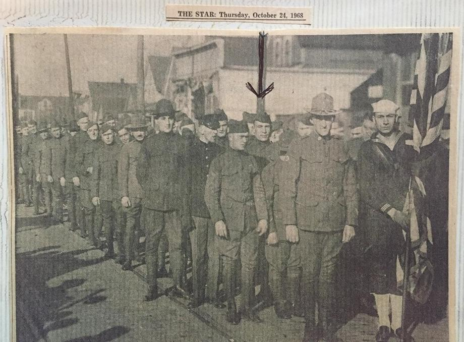 Wantuch Barney 11111919 First Armistice Day Parade Chicago Heights ILL