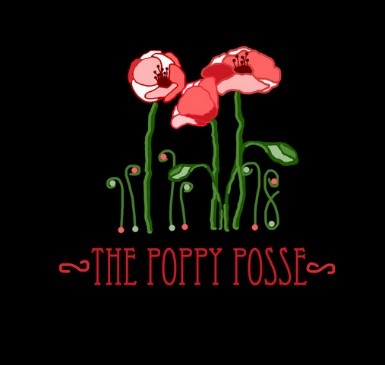 The Poppy Posse t-shirt design by Michelle Kay Waite, Peru, IN