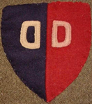 58cbfef54bbc9 Granddad Sumner's Shoulder & Sleeve Insignia, Dixie Division, WWI
