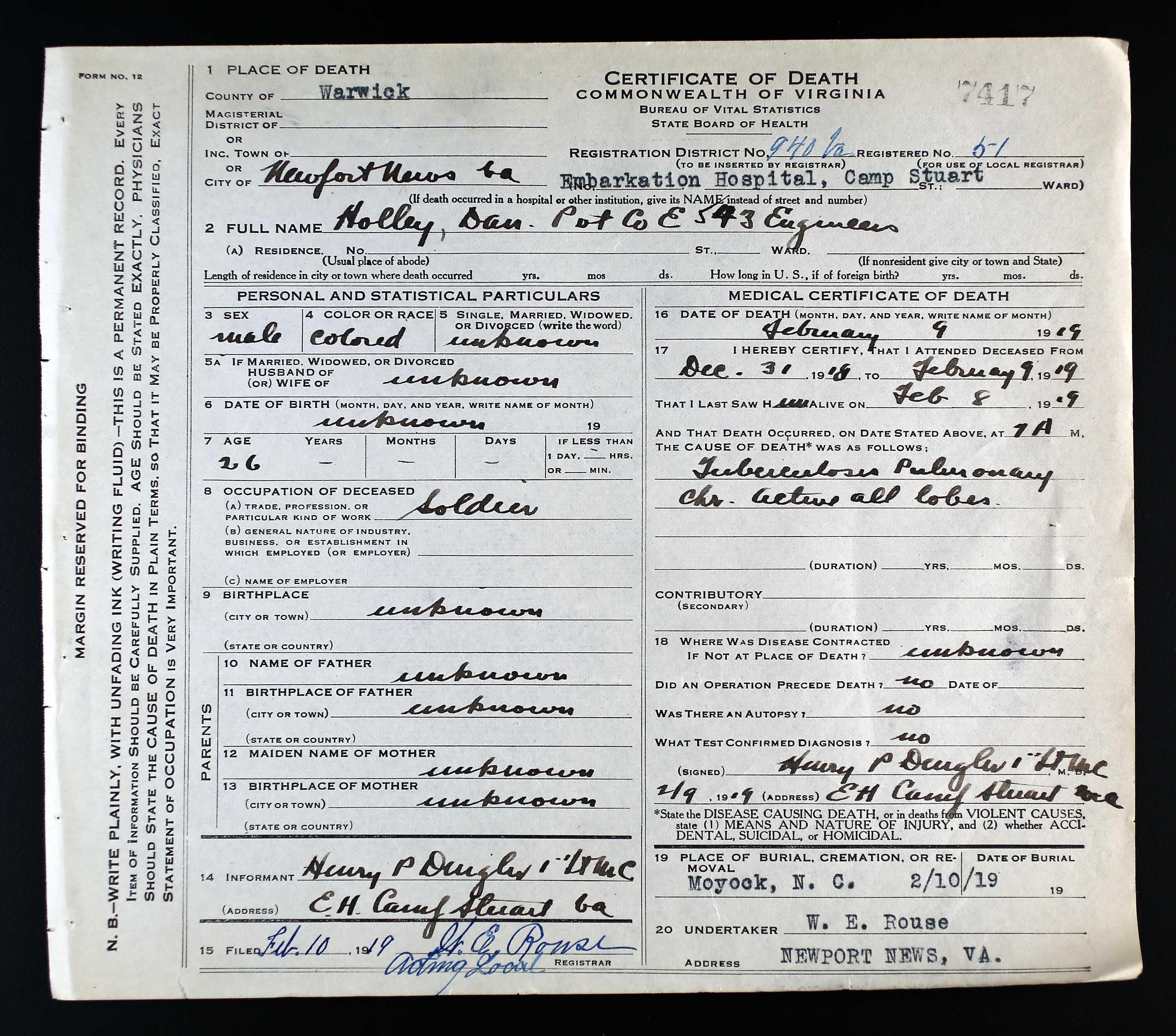 58e2ad1839f21 Holley 1919 death certificate
