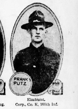 58f67352b97da 1918 11 07 BDE p 17 Francis P. Putz photo in newspaper