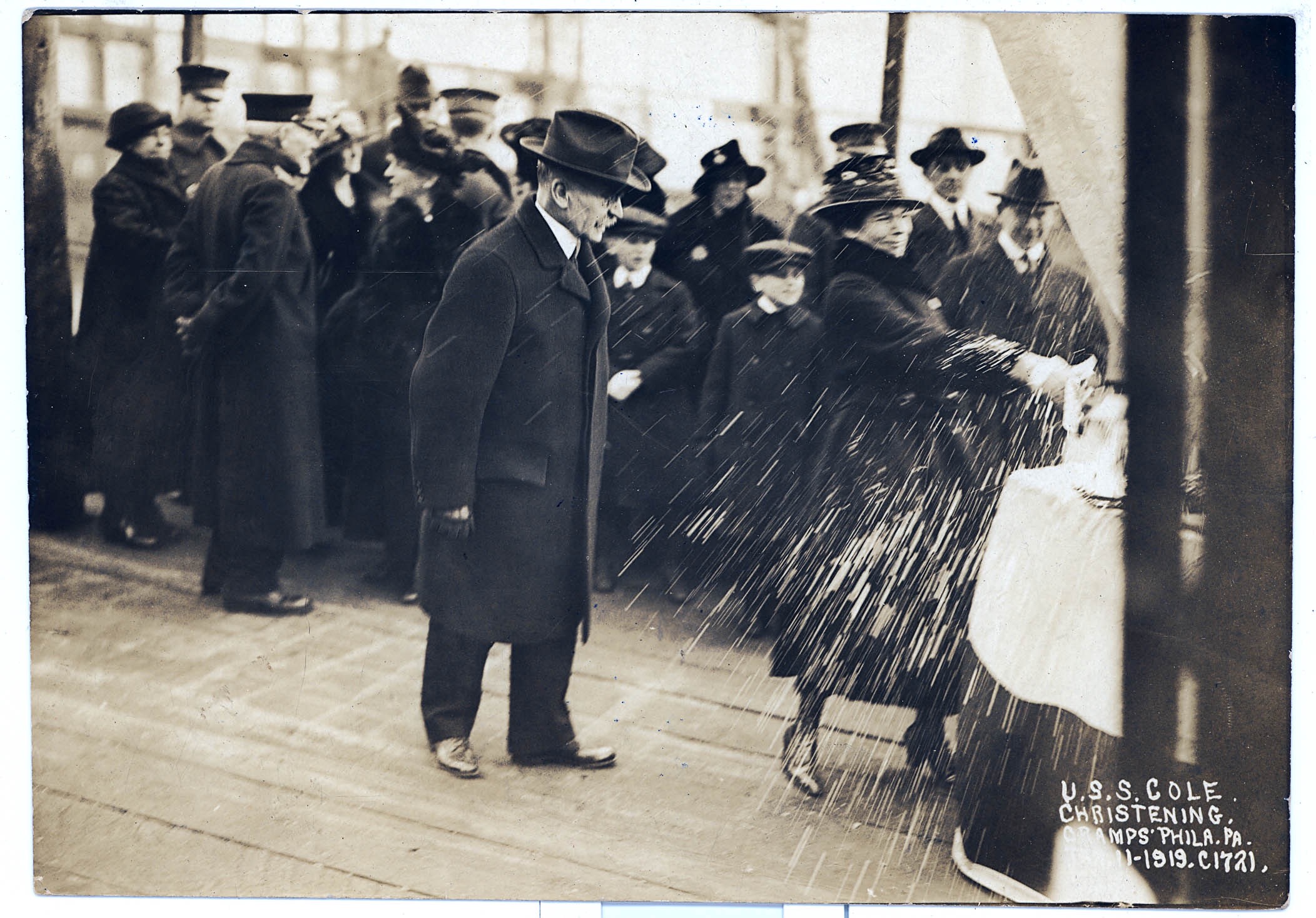 5a4808753f280 Christening of DestroyerUSSCole 1919
