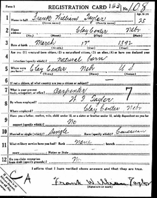5b429698351e2 Frank Taylor Draft Card Front