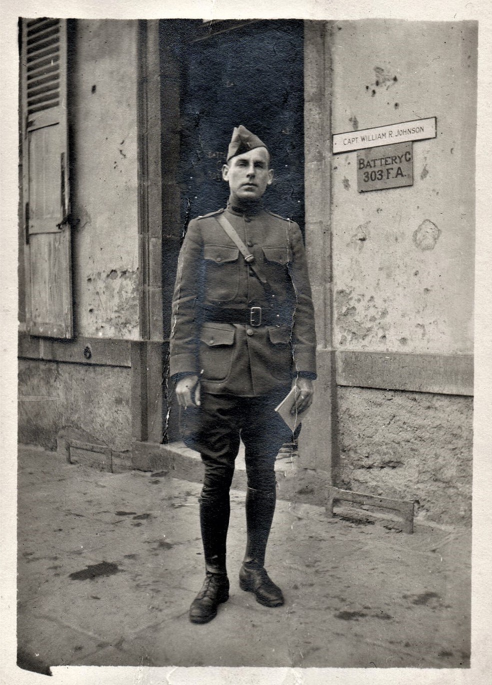 5b5a4dbdbd1a7 Ward Everett Duffy in France 1918