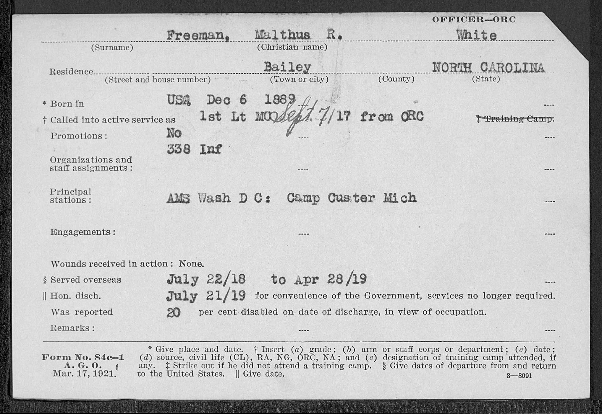 5b9164ce95671 Freeman Service Card