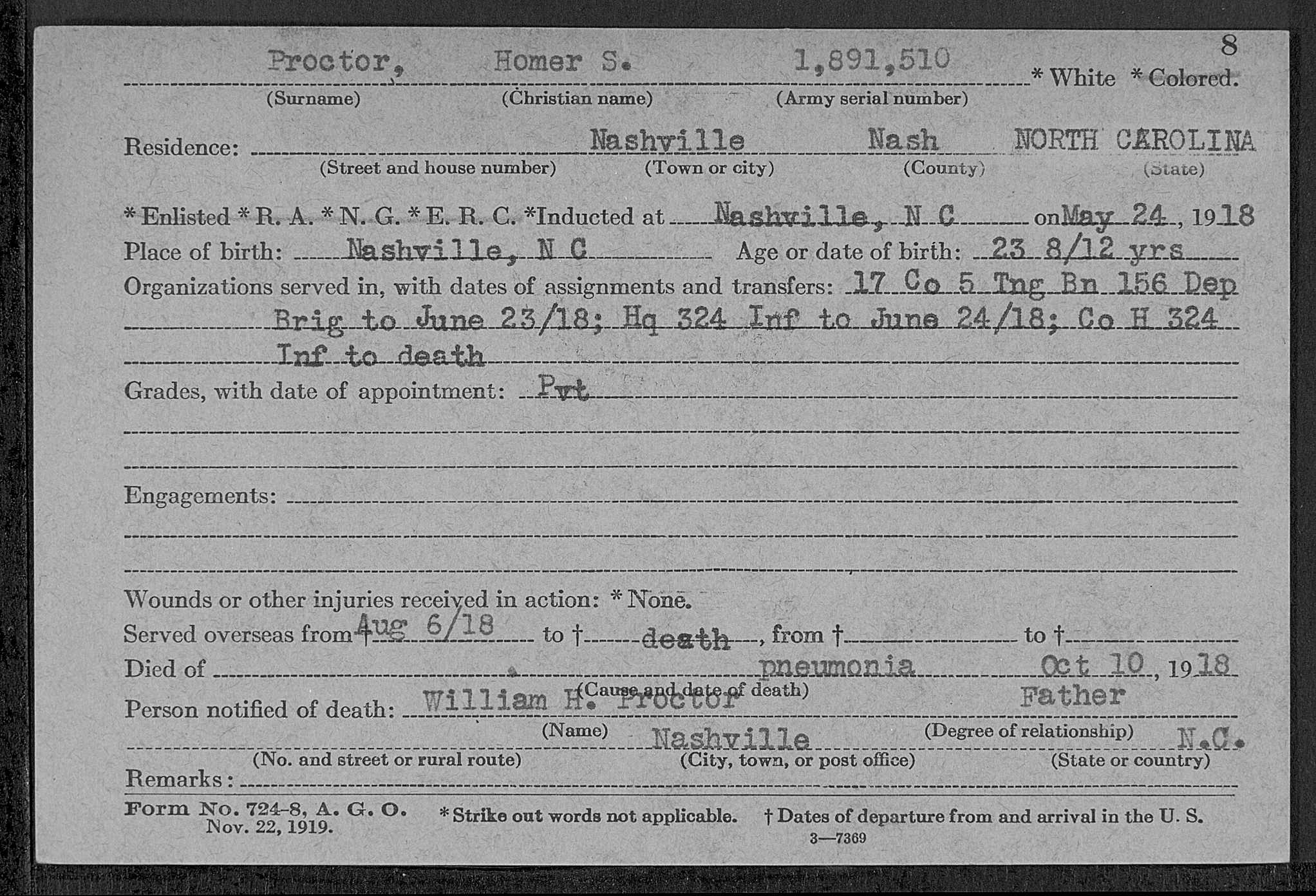 Homer Proctor image