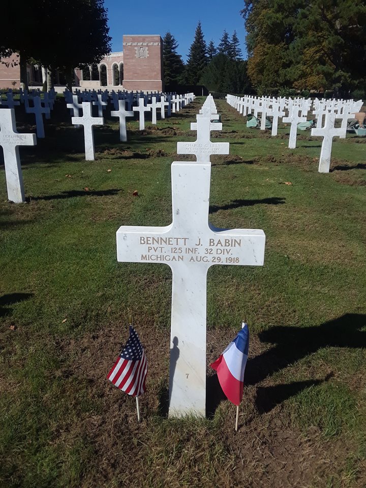 5df635fe43d12 Bennett J Babin gravemarker