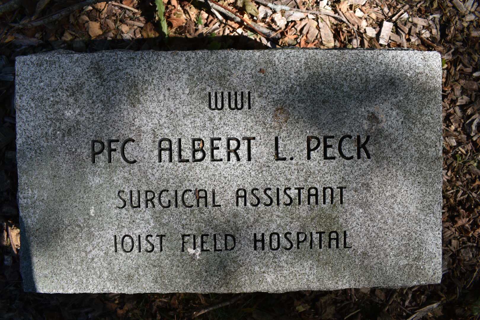 5fc11db050776 Albert L Peck Spencer Memorial