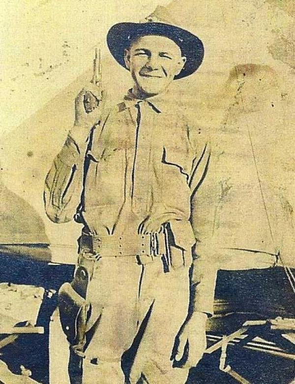 John Elco WW1 with gun