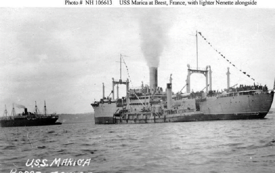LiberAntonio Bonsanto returns aboard USS Marcia
