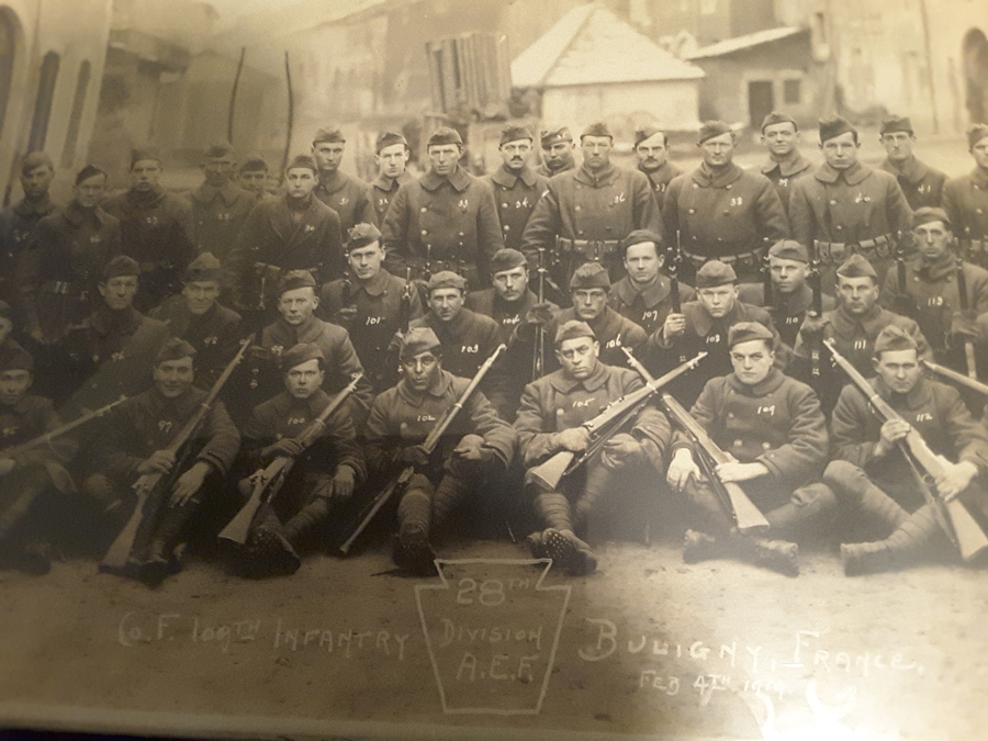 Thomas Hallowell 28th Division AEF 900