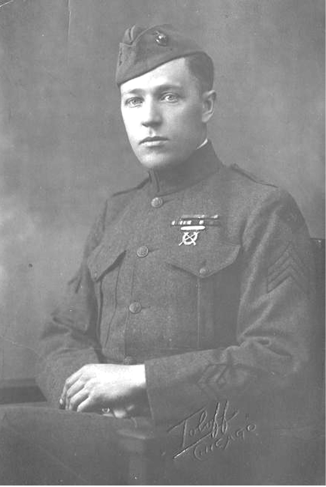 Thordur Thordarson seated