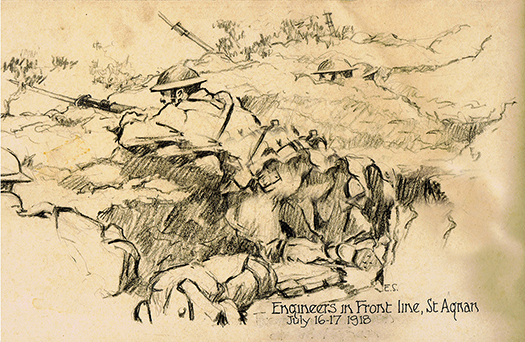 81 Engineers in the Front Line St. Agnan.500
