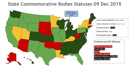 State Commemorative Bodies Statuses Map 9 Dec 15