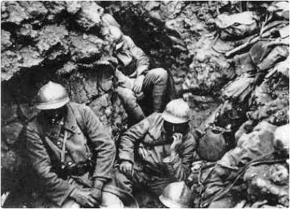 French soldiers at Verdun, 1916.