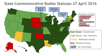 State Status Map as of April 27, 2016.