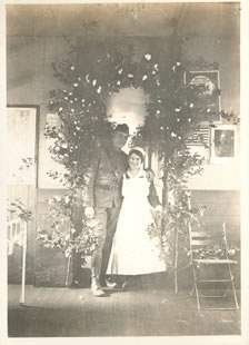 Nurse and Officer on Christmas 