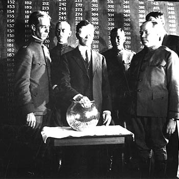 Secretary Baker draws the first lottery number