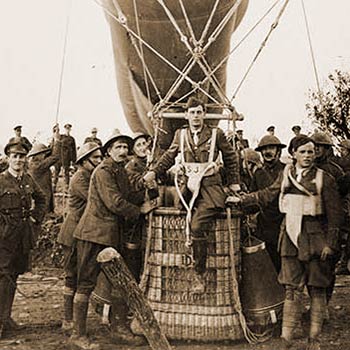 Balloon observers part of the War in The Sky