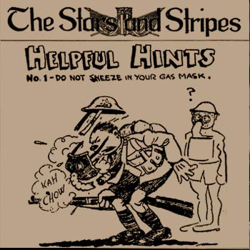 A cartoon from the Stars and Stripes newspaper