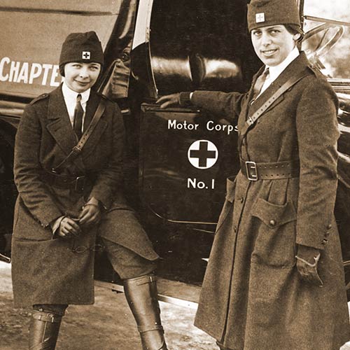 Two Veteran WW1 Nurses - Not your image of white frocked angels