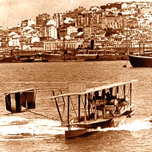 Navy NC-4 arrives in Lisbon, Portugal