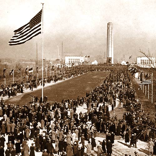 1926 dedication of WWI Memorial in KC