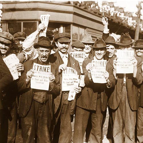 Steel Workers Strike in 1919