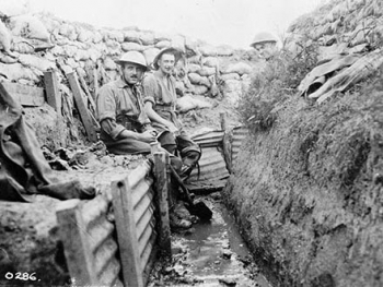 in the trenches